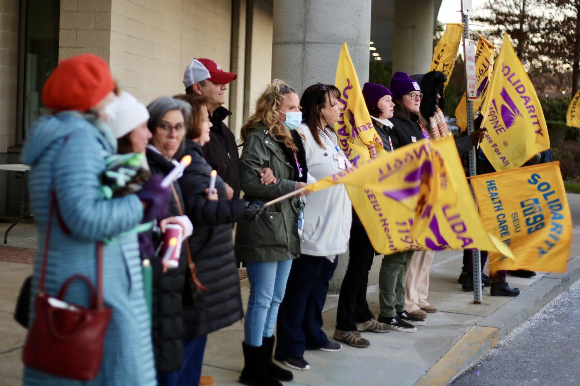 Women & Infants Hospital caregivers hold candlelight vigil to honor mothers and babies impacted by staffing crisis