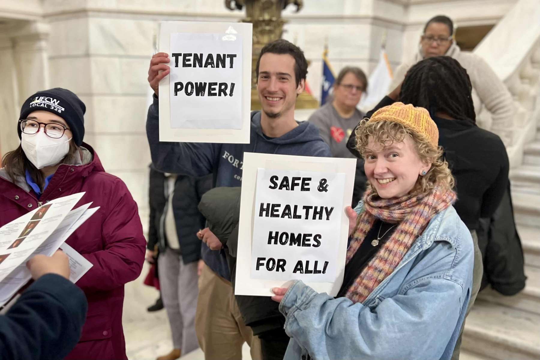 Pioneer Tenants United rally for safe housing, legal rights for renters